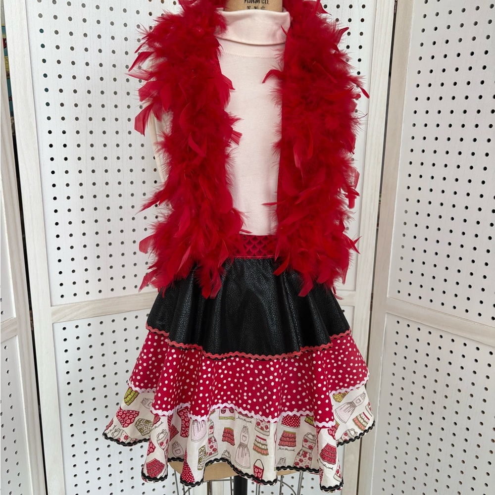 Private Label Red and Black Backless Dress